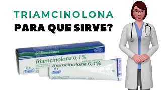 TRIAMCINONLONA que es y para que sirve la triamcinolona como usar triamcinolona crema [upl. by Kemp814]