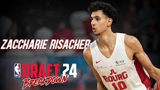 Zaccharie Risacher Scouting Report  2024 NBA Draft Breakdowns [upl. by Idham]