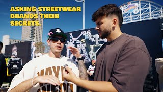 Asking streetwear clothing brands their secrets [upl. by Nauaj]