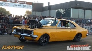 FAT G  Insane Supercharged HG Monaro at Summernats [upl. by Kronick]