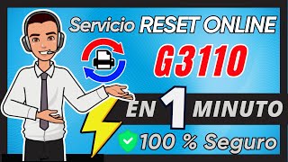 Canon G3110 Error 5b00 ✅ Servicio Reset ONLINE 🔒 Seguro ⚡ Rápido y 🔄 Reutilizable [upl. by Oad]