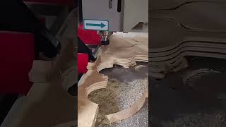 Wooden pingpong paddle cutting process [upl. by Harding960]