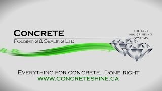 Concrete Floor Polishing and Sealing  Serving Canada [upl. by Oric]