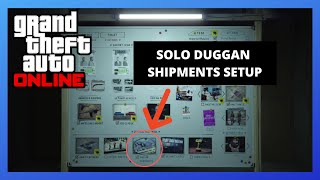 Solo Duggan Shipment Setup GTA Online Diamond Casino Heist [upl. by Suk176]