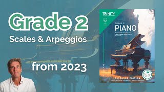 Trinity Grade 2 Piano from 2023 Scales amp Arpeggios [upl. by Yhtorod]