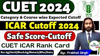 ICAR CUTOFF 2024 🔥  ICAR Expected Cutoff Marks  ICAR Counselling Process 2024  CUET Marks Vs ICAR [upl. by Elaina]