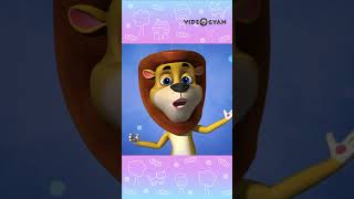 Lion Finger Family Song  Nursery Rhymes amp Kids Songs  shorts nurseryrhymes [upl. by Odlanor]