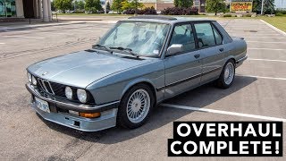 BMW E28 Overhaul  How Does It Drive [upl. by Enelrae]