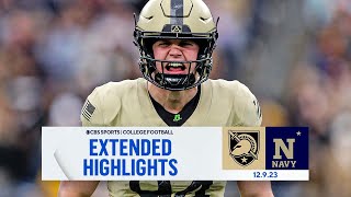 Army Black Knights vs Navy Midshipmen Extended Highlights I CBS Sports [upl. by Ramirol]