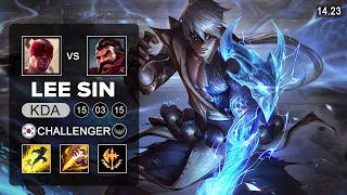 Lee Sin vs Graves Jungle  KR Challenger  Patch 1423 Season 14 [upl. by Tinya95]