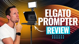 Best Teleprompter Ive Ever Used Elgato Prompter Review [upl. by Cirted]