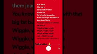 Wiggle Lyrics Jason Derulo Ft Snoop Dogg afrobeat jasonderulo snoopdogg wiggle shortsvideo [upl. by Ardiedak746]