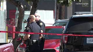 Fatal shooting near 7th and Cerritos avenue around 415pm today [upl. by Newbill]