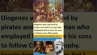 My Favorite greek Cynic or Stoic maxims Part 3 diogenes philosophy ancientphilosophy [upl. by Mcbride]