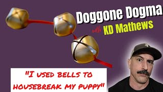 How To Use Bells To Housebreak Your Puppy Dog Training Tip [upl. by Aneleh511]