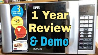 IFB Microwave Oven Demo  IFB 20pg3s  IFB Microwave Oven Review [upl. by Elliot]