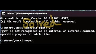 git is not recognized as an internal or external command solved [upl. by Nadine]
