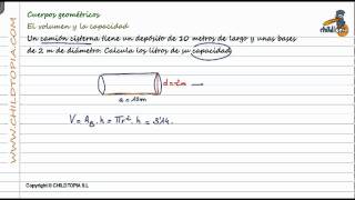 Cuerpos Geométricos Volumen y capacidad [upl. by Ludeman]