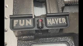 AR15 Dust Cover Laser Engraving [upl. by Emiline454]