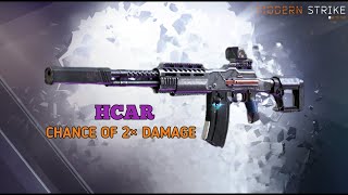 Modern Strike Online  HCAR Assault Rifle Has Chance of 2× Damage 😱🔥💥 [upl. by Nesilla719]