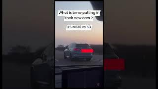 BMW X5 M60i vs Audi S3 reels trending racing bmw audi bmwvsaudi reelschallenge viralreels [upl. by Ayekam]