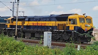 Kalyan WDG4D amp WDG4 Crazy Acceleration  Heavy Goods Train  Indian Railways [upl. by Anuaf520]