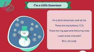 Im a Little Snowman  Piano Karaoke [upl. by Charmion]