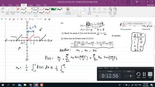 Fourier series example  Differential equation  YSAG Explained in Arabic [upl. by Athal]