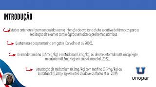 EAC REVISÃƒO BIBLIOGRÃFICA USO DE MEDICAMENTOS SEDATIVOS PARA REALIZAÃ‡ÃƒO DE EXAMES CARDIOLÃ“GICOS [upl. by Enicar]