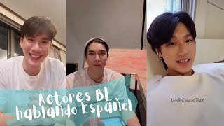 Actores BL hablando español 🥰😍😘 [upl. by Lorolla698]