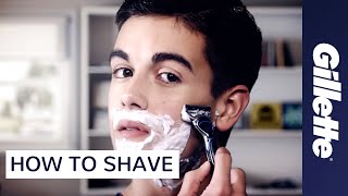 How to Shave  Shaving Tips for Men  Gillette [upl. by Anrim290]