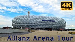 Allianz arena tour  Home of FC Bayern Munich The most beautiful football stadium in the world [upl. by Chura272]