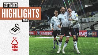 Swansea City v Nottingham Forest  Extended Highlights [upl. by Rutter]