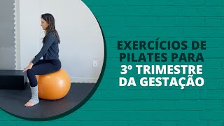 Exercícios de Pilates para Gestantes como trabalhar com alunas no 3º Trimestre da Gestação [upl. by Ginelle]