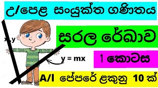 Sarala rekawa part one  AL combined mathematics lessons in sinhala  Sarala rekawa sinhala [upl. by Ful306]