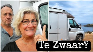 WK74🇵🇹  ZIJN WE TE ZWAAR WONEN IN ONZE CAMPER [upl. by Shaddock]