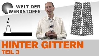 Die Welt der Werkstoffe Hinter Gittern Teil 3 Gleitebenen und Gleitsysteme [upl. by Ahsiem]