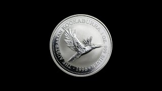 Perth Mint  1996  Australian Kookaburra  1 Oz  Silver Coin [upl. by Theodor]