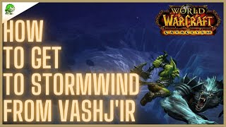 WoW Cataclysm Classic How to get to Stormwind from Vashjir [upl. by Iatnwahs]