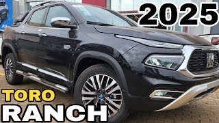 NOVA FIAT TORO RANCH 2025 20 TURBO DIESEL EM DETALHES  MELHOR QUE MONTANA E OROCH [upl. by Sansen]