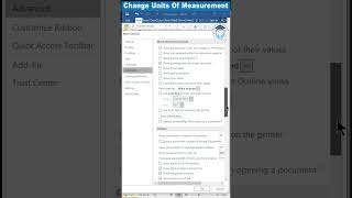 How To Change Ruler Measurement Units inches To cm in MS word ❓ shorts ytshorts [upl. by Annoyed]