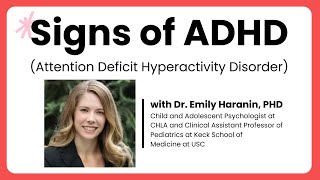 Signs of ADHD Attention Deficit Hyperactivity Disorder [upl. by Eudo]