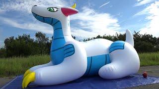 Massive Ayru the Dragoness RideOn Pool Toy [upl. by Yadahs457]