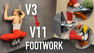 A COMPLETE Guide to CLIMBING FOOTWORK TECHNIQUES [upl. by Coyle]