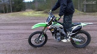 Kawasaki KX250F Test Ride  FMF MegaBomb  RCT 41 [upl. by Enutrof]