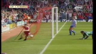 Liverpool 40 Manchester United 199091 Beardsley hattrick [upl. by Naus781]