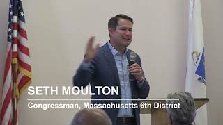 US Congressman Seth Moulton Town Hall [upl. by Tyre]