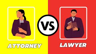 What is the Difference between attorney and lawyer In English [upl. by Nilson350]