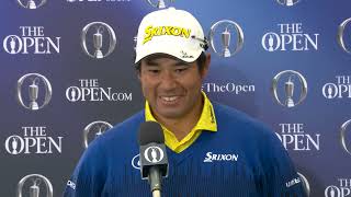 Hideki Matsuyama Sunday Flash Interview 2024 Open Championship Royal Troon [upl. by Eno994]