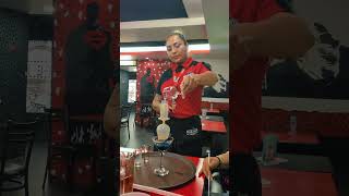 Una Técnica de Flameado en shot bartender cóctel shot drink dracksz [upl. by Nosaes745]